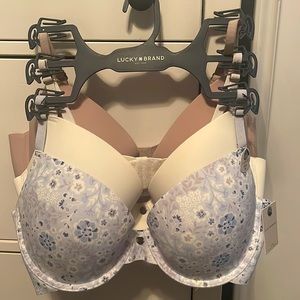 NWT Lucky Brand T-Shirt Bras - Set of 3